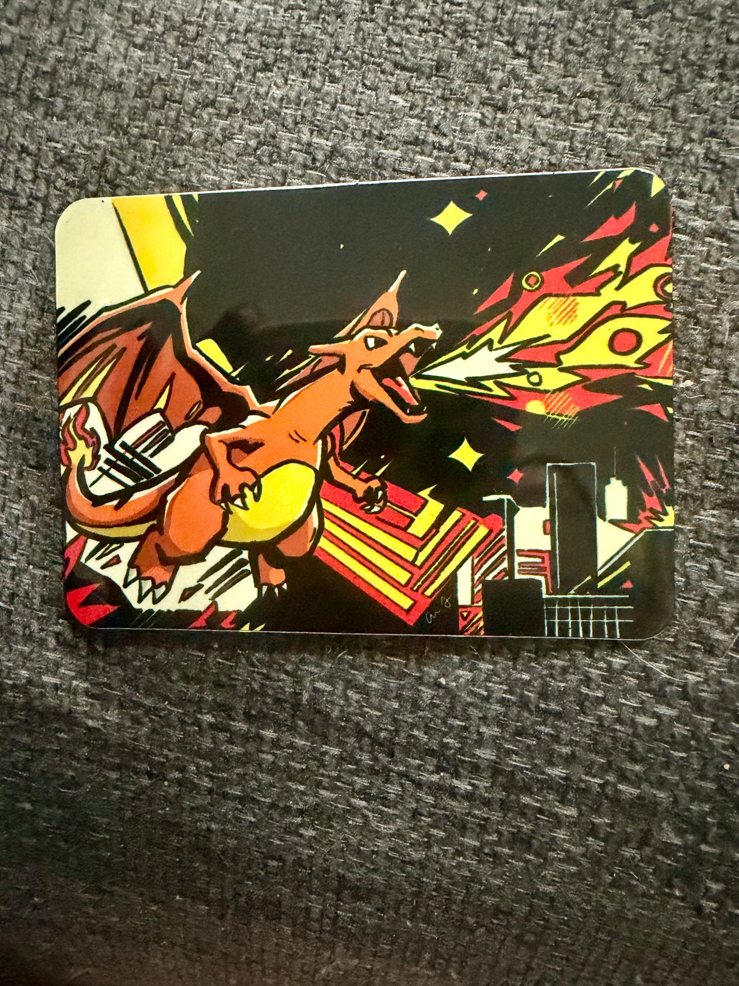 “Charizard City” – Pop Art Fridge Magnet