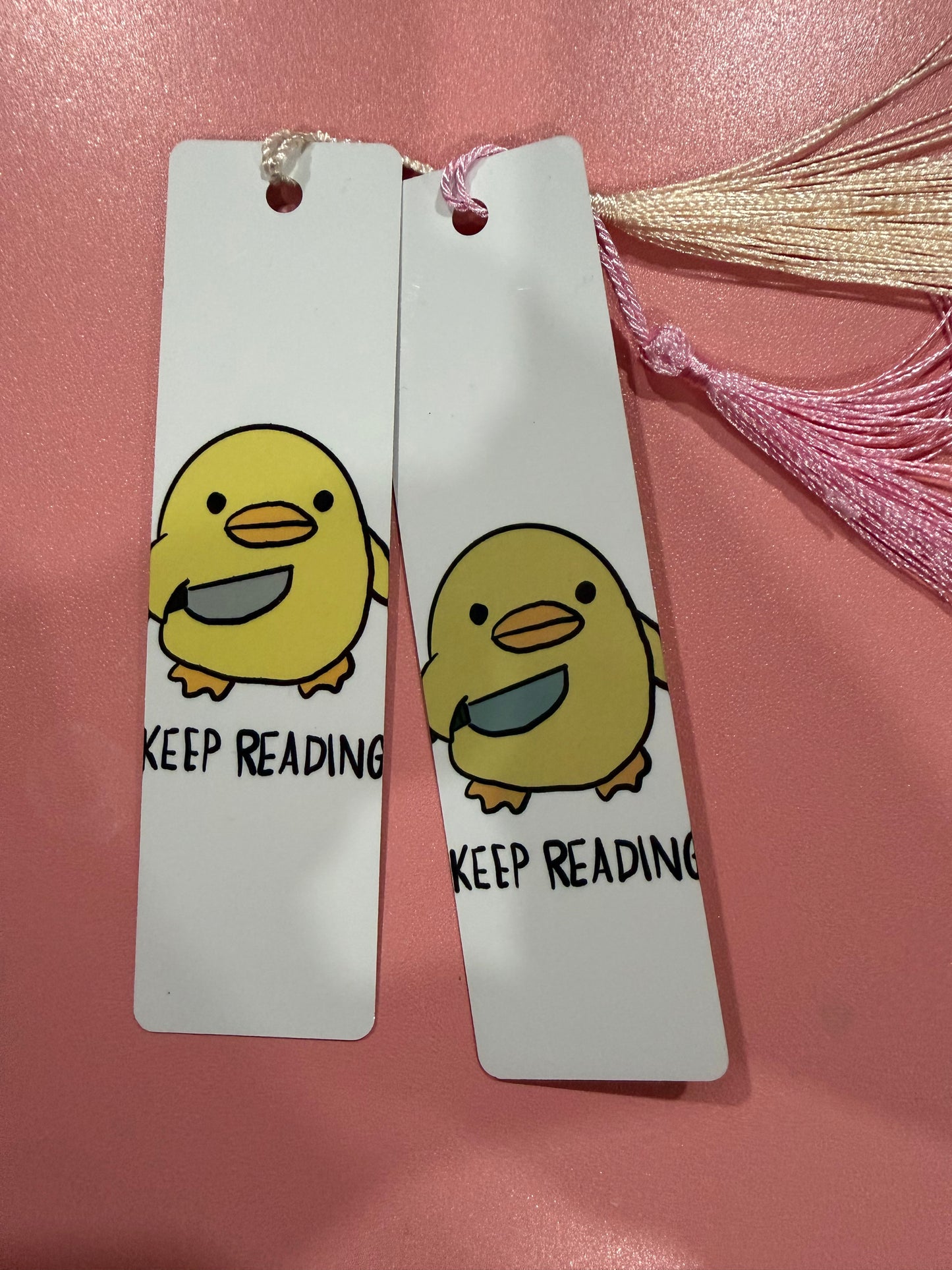 "Keep Reading" Bookmark - Funny Duck Page Holder