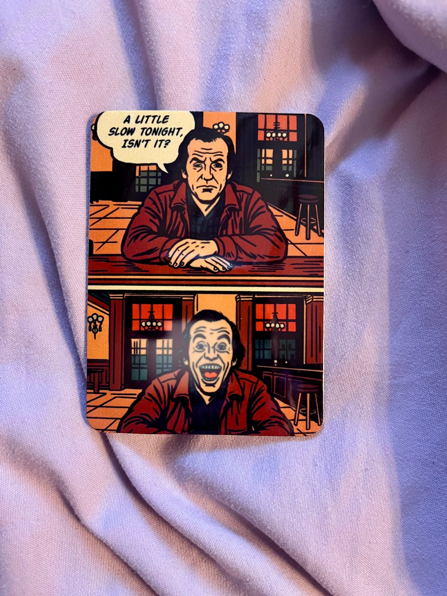 “Slow Night” – The Shining Comic Panel Fridge Magnet
