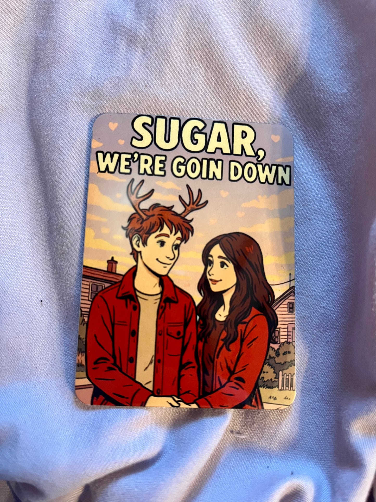 “Sugar, We’re Goin Down” – Fall Out Boy Pop Punk Fridge Magnet