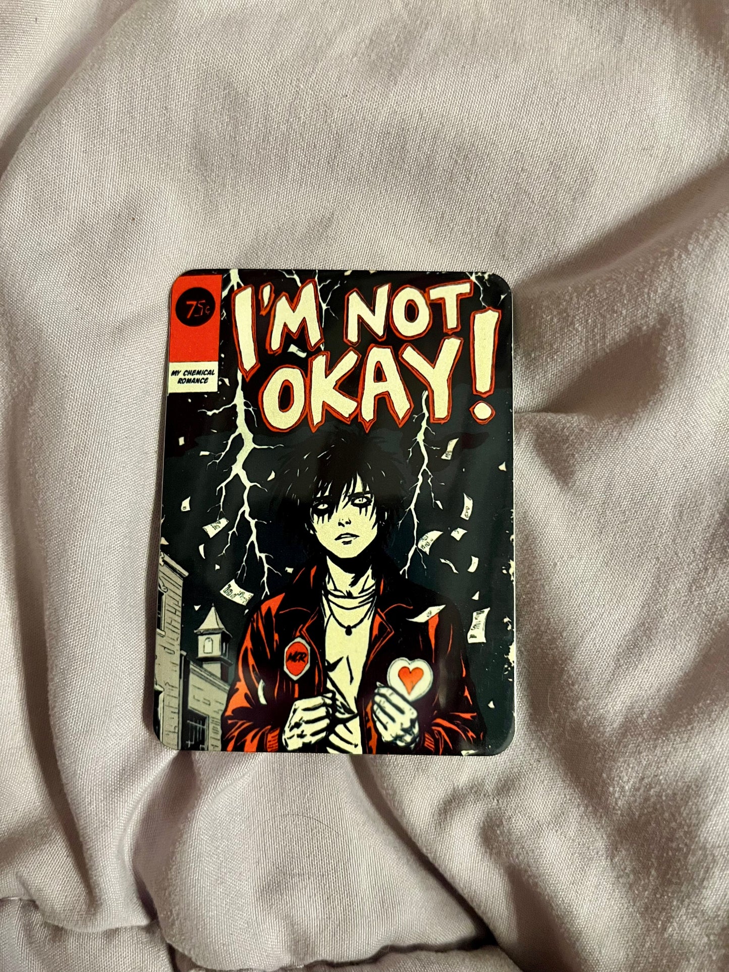 “I’m Not Okay (I Promise)” – My Chemical Romance Pop Punk Fridge Magnet