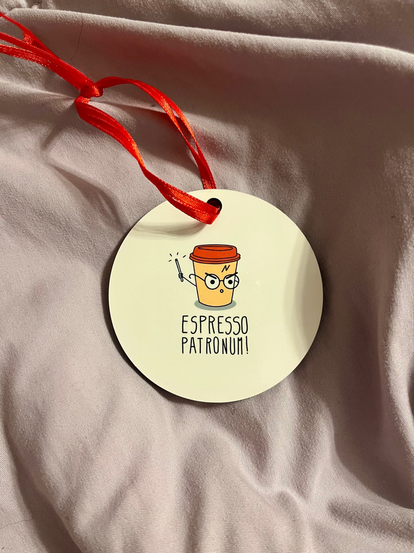 “Espresso Patronum” – Harry Potter Coffee Resin Ornament