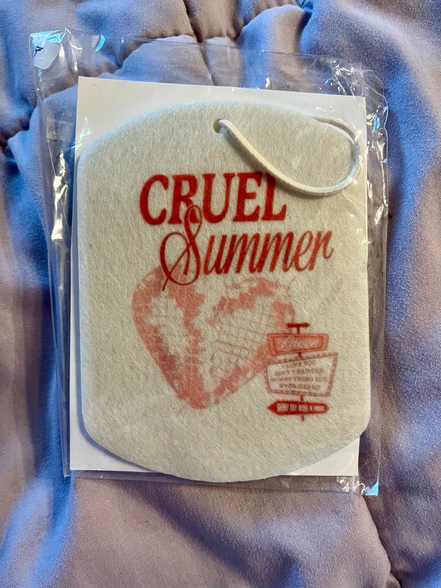 Cruel Summer Retro Pop Air Freshener – 80s/90s Inspired Music Vibes (Unscented)