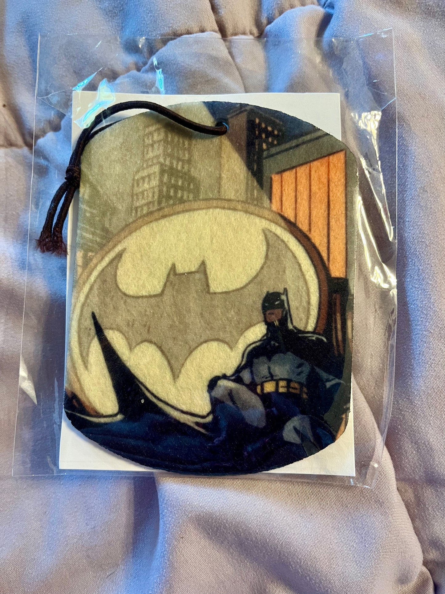 Batman Air Freshener – Iconic Bat Signal Pop Art (Unscented)