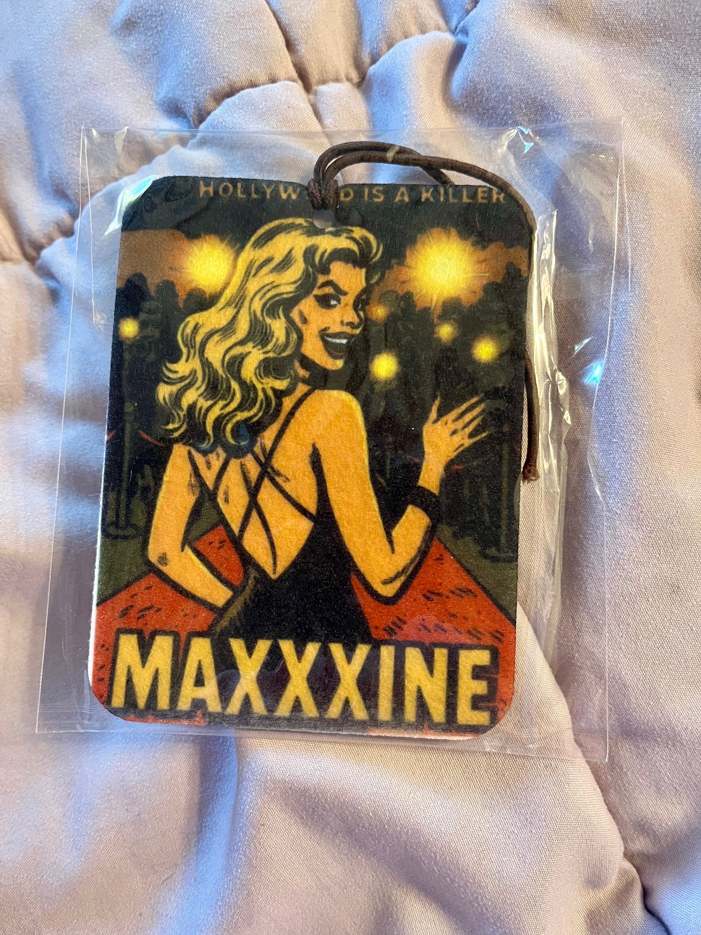 Maxxxine Pop Art Reusable Air Freshener – Horror Icon Inspired (Unscented)