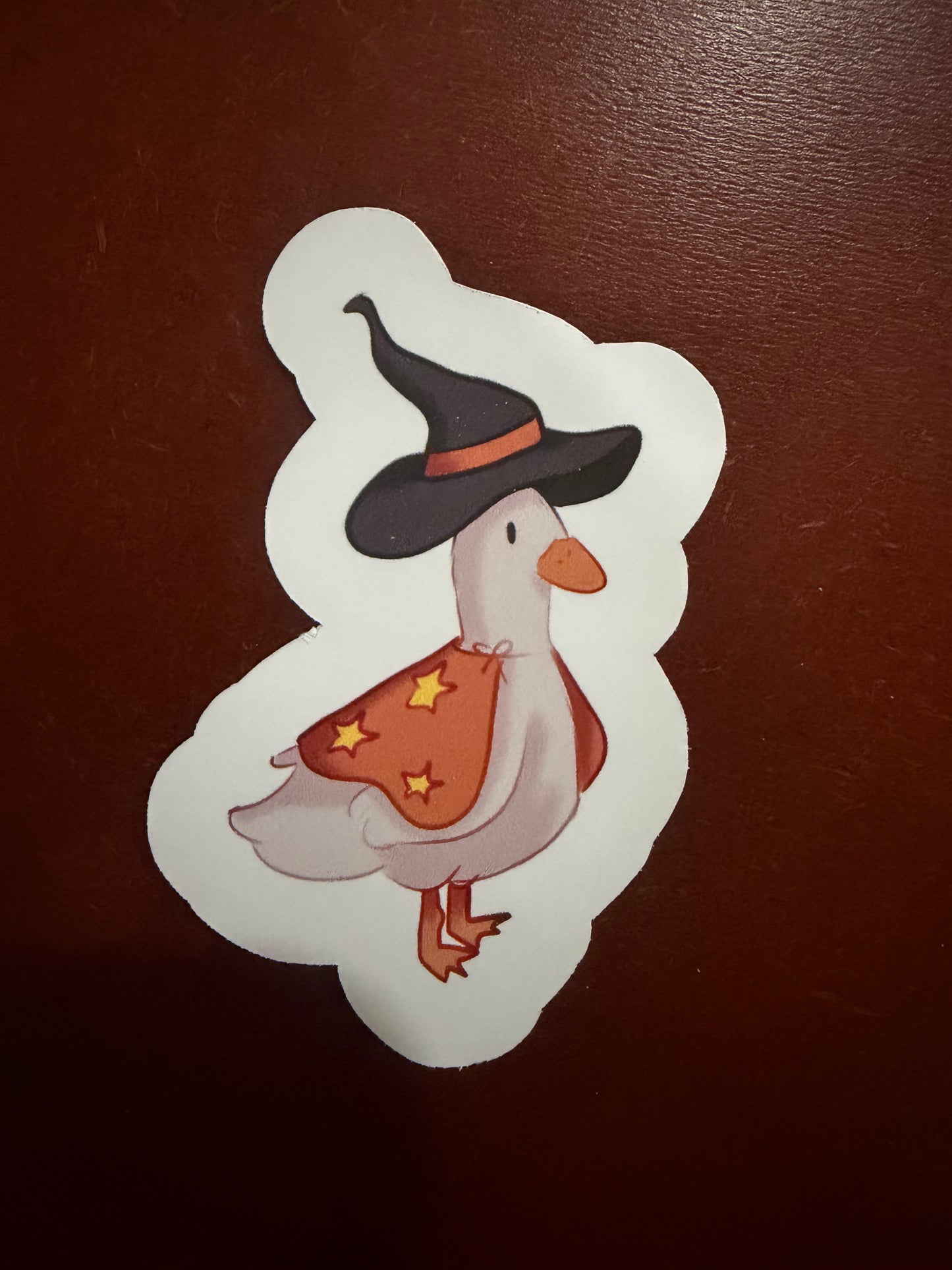 Witchy Goose Die Cut Sticker