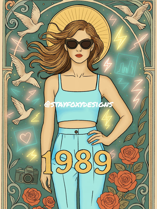 Taylor Swift "1989" Era — Art Nouveau Print