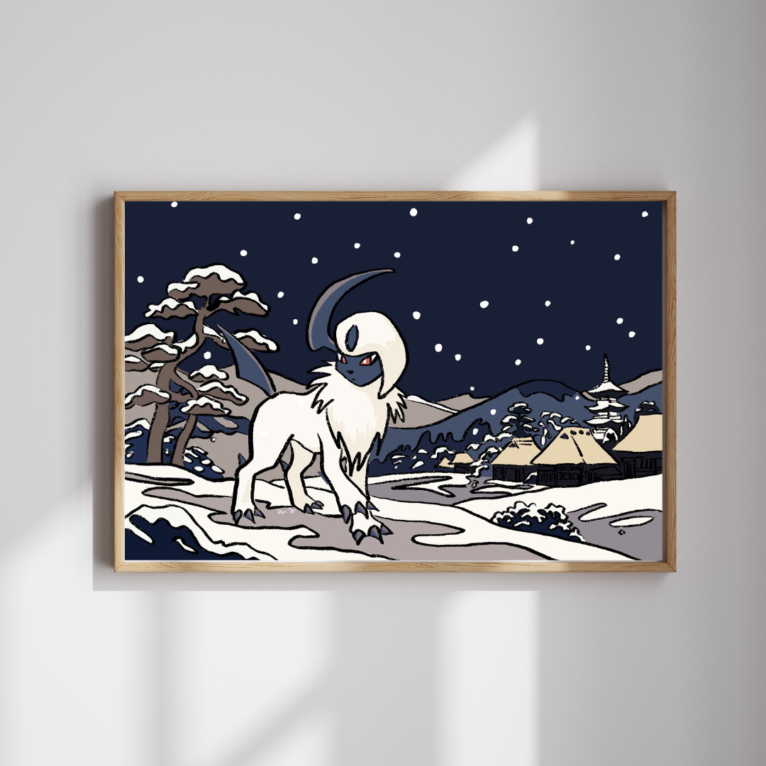 Absol Art Print – Pre-Order | Heavy Cardstock | 5x7 or 8x10