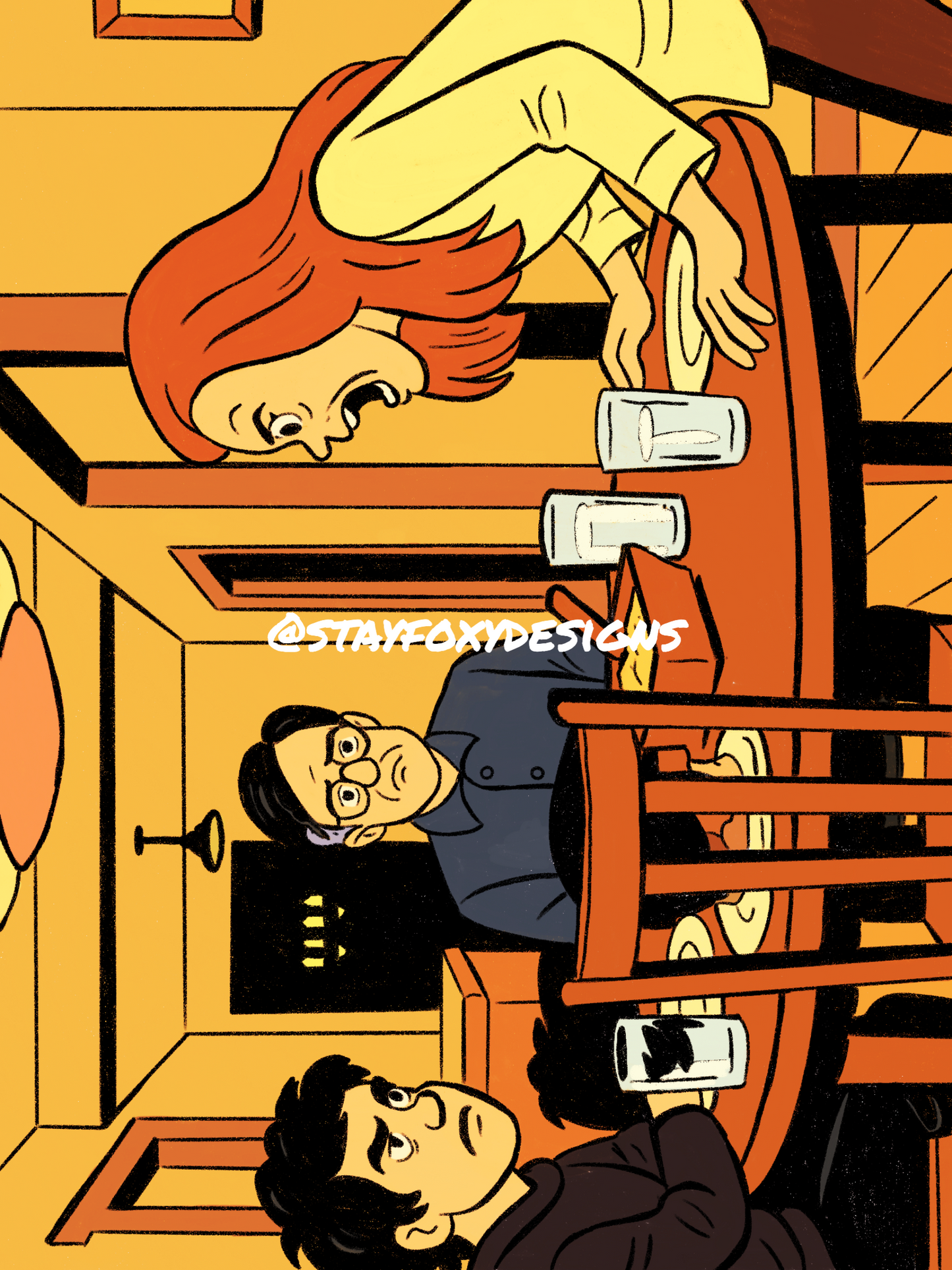 Hereditary x Archie Comics Mashup | 5x7 A24 Horror Fan Art | Dark Comedy Mashup | Cult Film Pop Horror Print