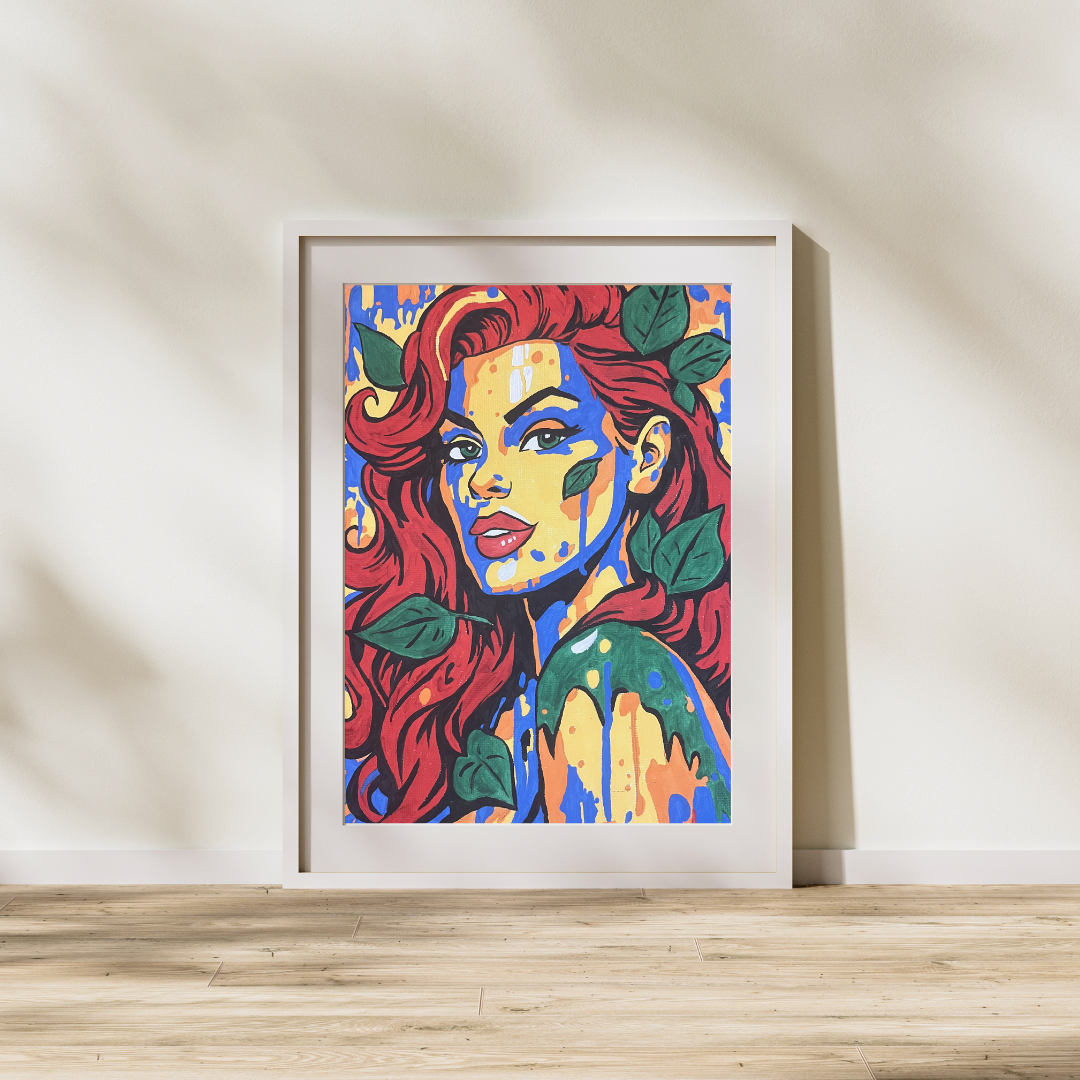 Poison Ivy – Pop Art Portrait Print