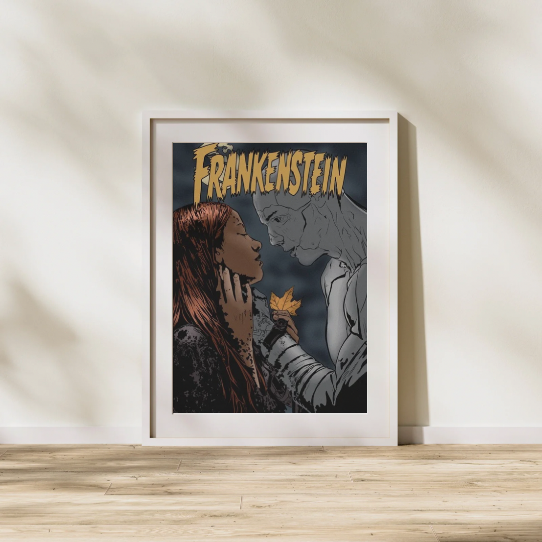 2025 Frankenstein Art Print | Horror Art Print | Alternate Comic Cover Movie Poster