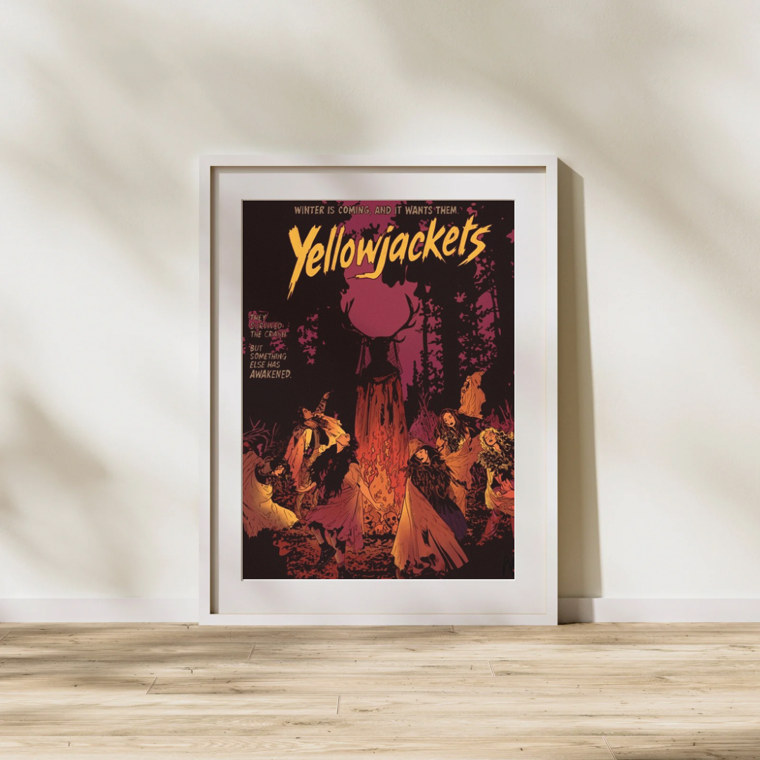 Yellowjackets Art Print | Horror Art Print | Alternate Comic Cover TV Poster