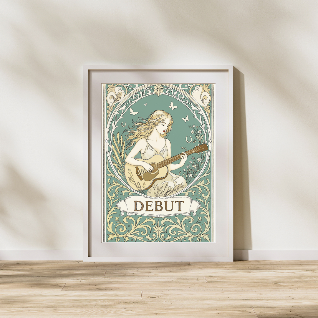 Taylor Swift "Debut" Era — Art Nouveau Print