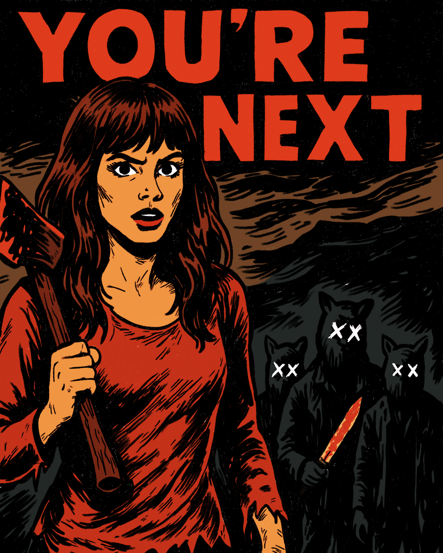 “You’re Next” – Comic Book–Inspired Pop Art Print