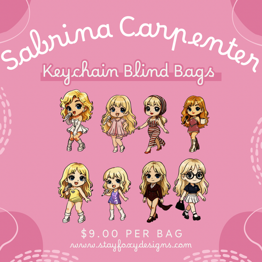 Sabrina Carpenter Acrylic Keychain Blind Bags