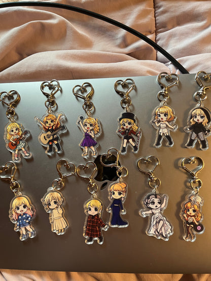 Taylor Swift Acrylic Keychain Blind Bags
