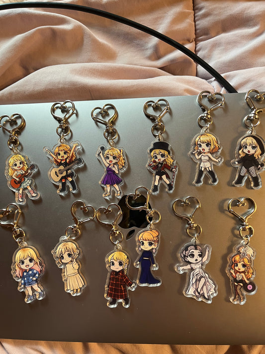 Taylor Swift Acrylic Keychain Blind Bags