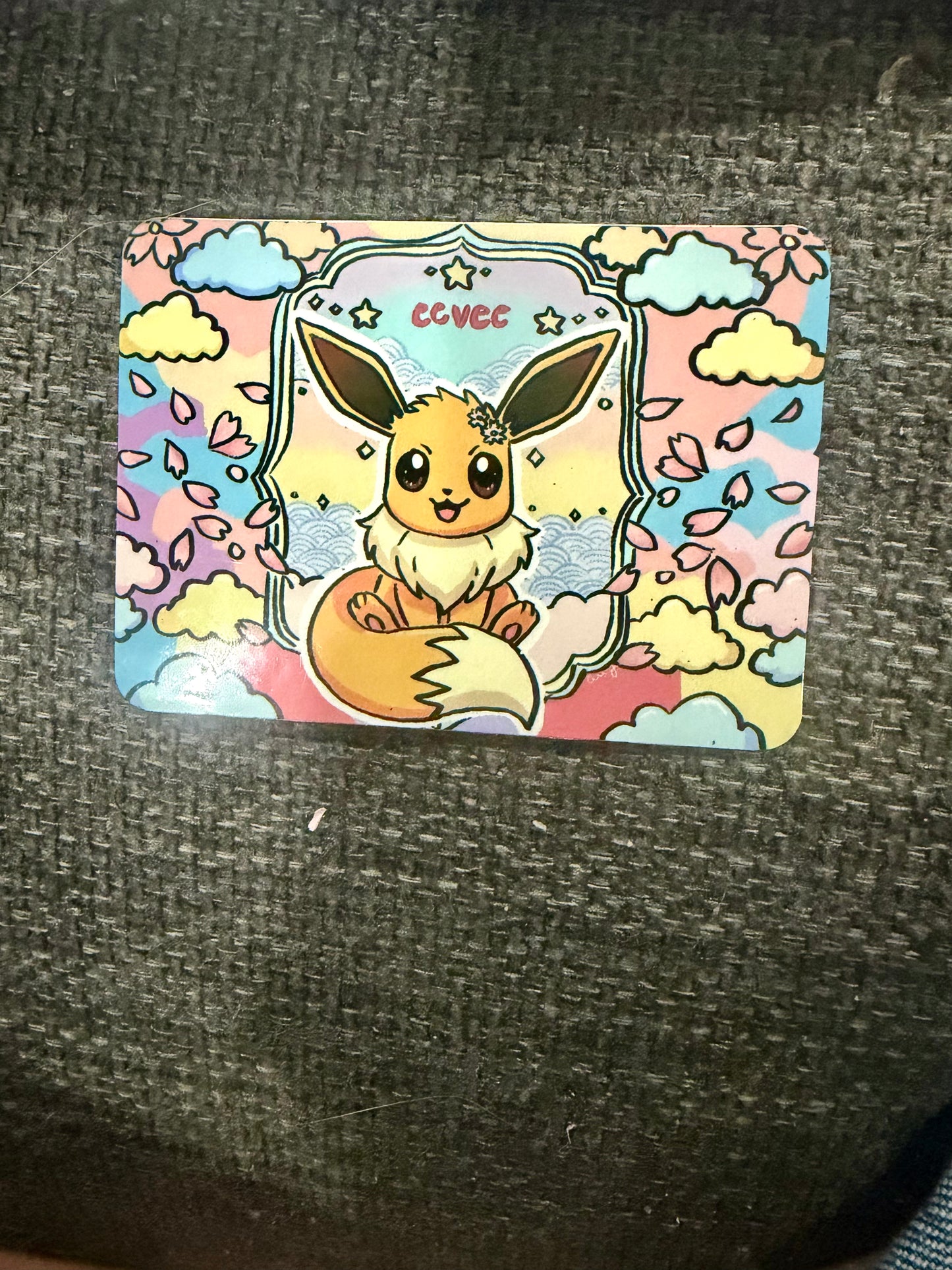 “Cute Pastel Eevee” – Fridge Magnet