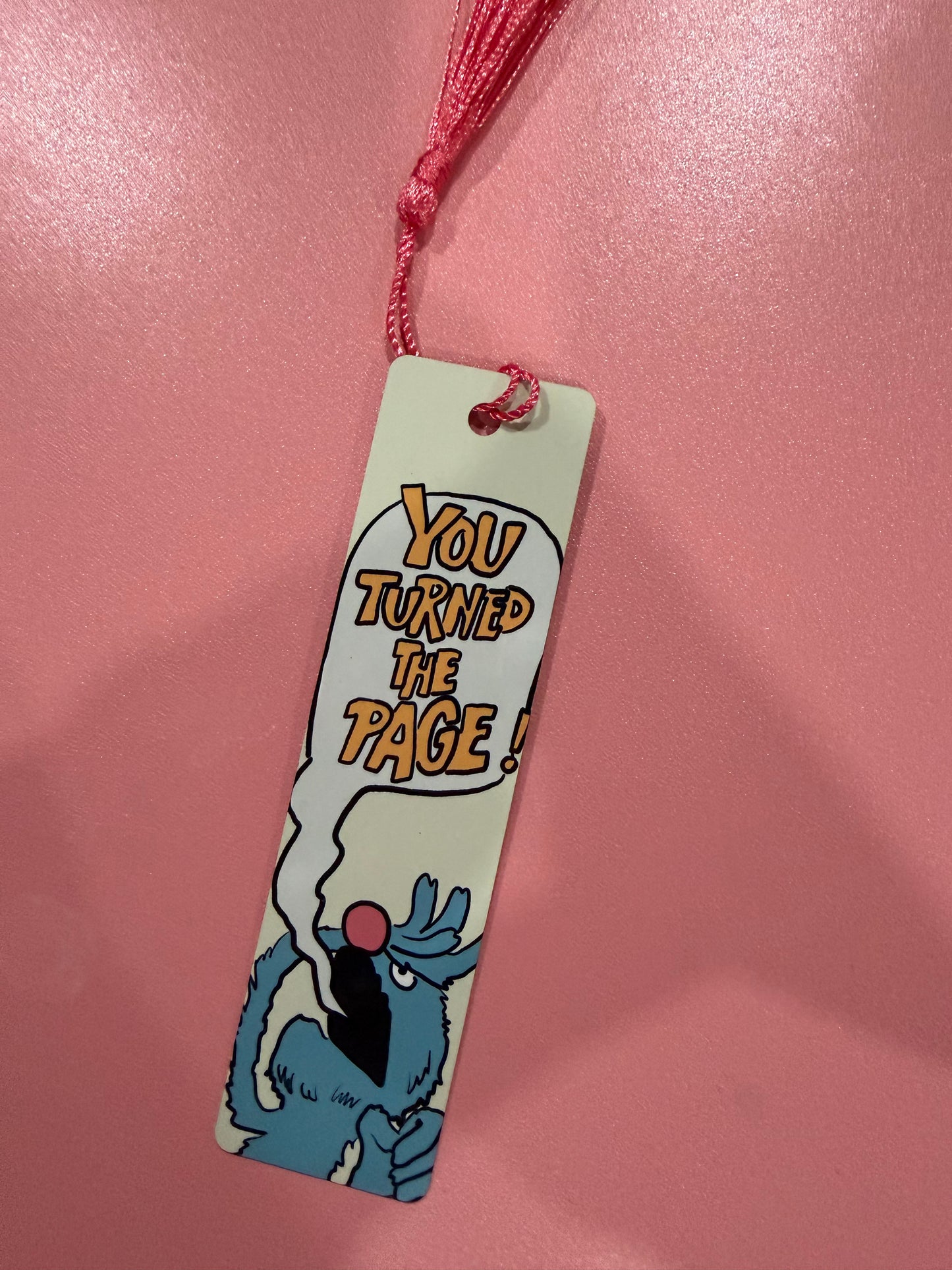 "You Turned the Page" Bookmark - Funny Classic Meme Page Holder
