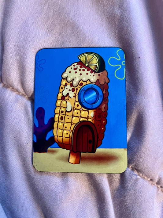 Elote House – Cartoon Parody Fridge Magnet