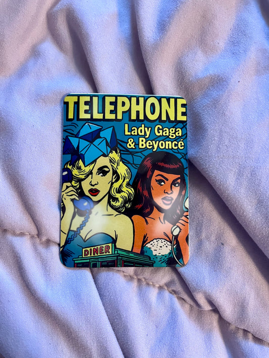 “Telephone” – Lady Gaga Pop Art Fridge Magnet