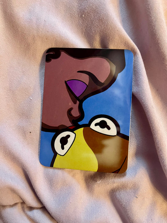 “Tiana & Kermit” – Cute Pop Art Fridge Magnet