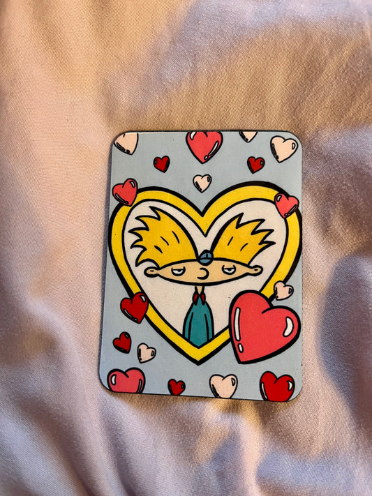 “Arnold Hearts” – Hey Arnold! Pop Art Fridge Magnet