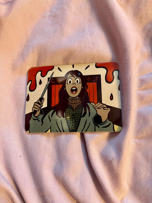 “Wendy Torrance” – Archie-Style Horror Pop Art Fridge Magnet