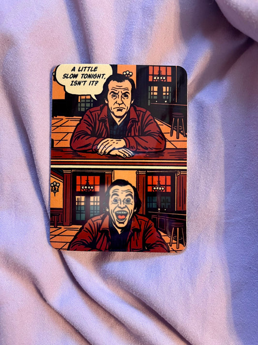 “Slow Night” – The Shining Comic Panel Fridge Magnet