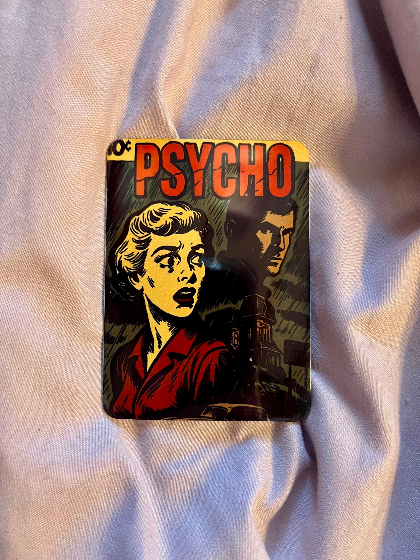 “Psycho” – Horror Film–Inspired Fridge Magnet