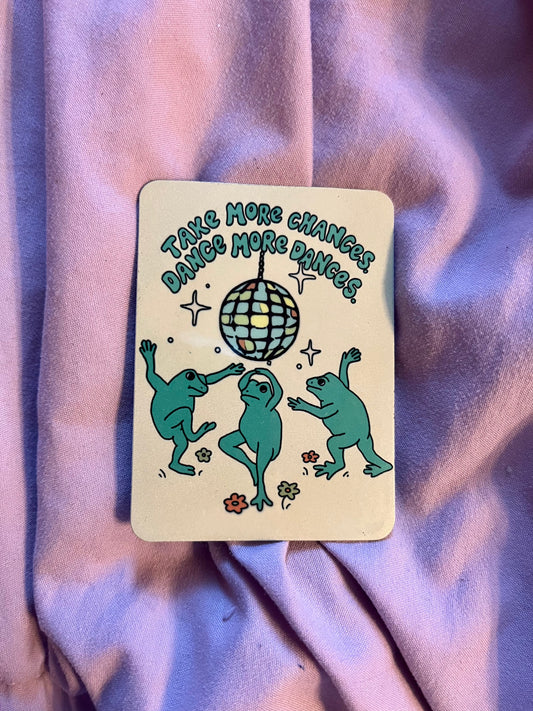 “Frogs Disco” – Pop Art Fridge Magnet