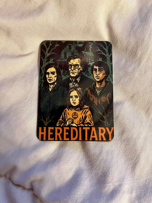 “Hereditary” – Comic Book Style Fridge Magnet