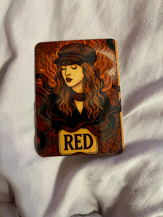 “Taylor Swift – Red Era” – Pop Art Fridge Magnet