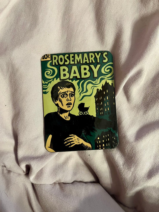 “Rosemary’s Baby” – Horror Film–Inspired Fridge Magnet