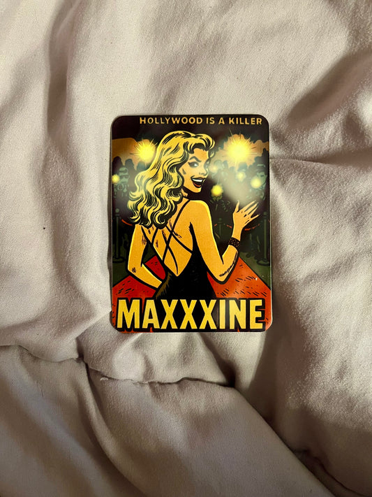 “MaXXXine” – Horror Film–Inspired Fridge Magnet