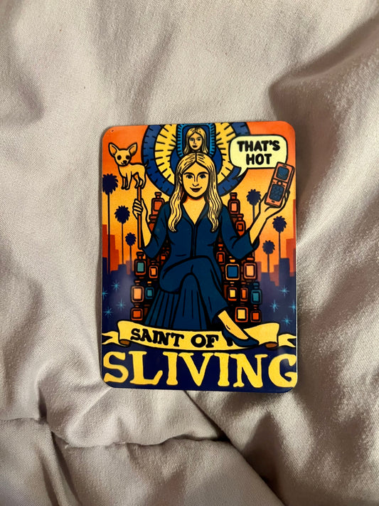 “Patron Saint of Sliving” – Paris Hilton Pop Art Fridge Magnet