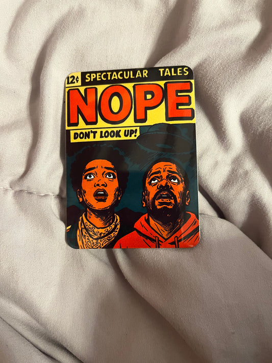“Nope” – Horror/Thriller Film–Inspired Fridge Magnet