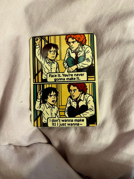 “Face It, You’re Never Gonna Make It” – My Chemical Romance Pop Punk Fridge Magnet