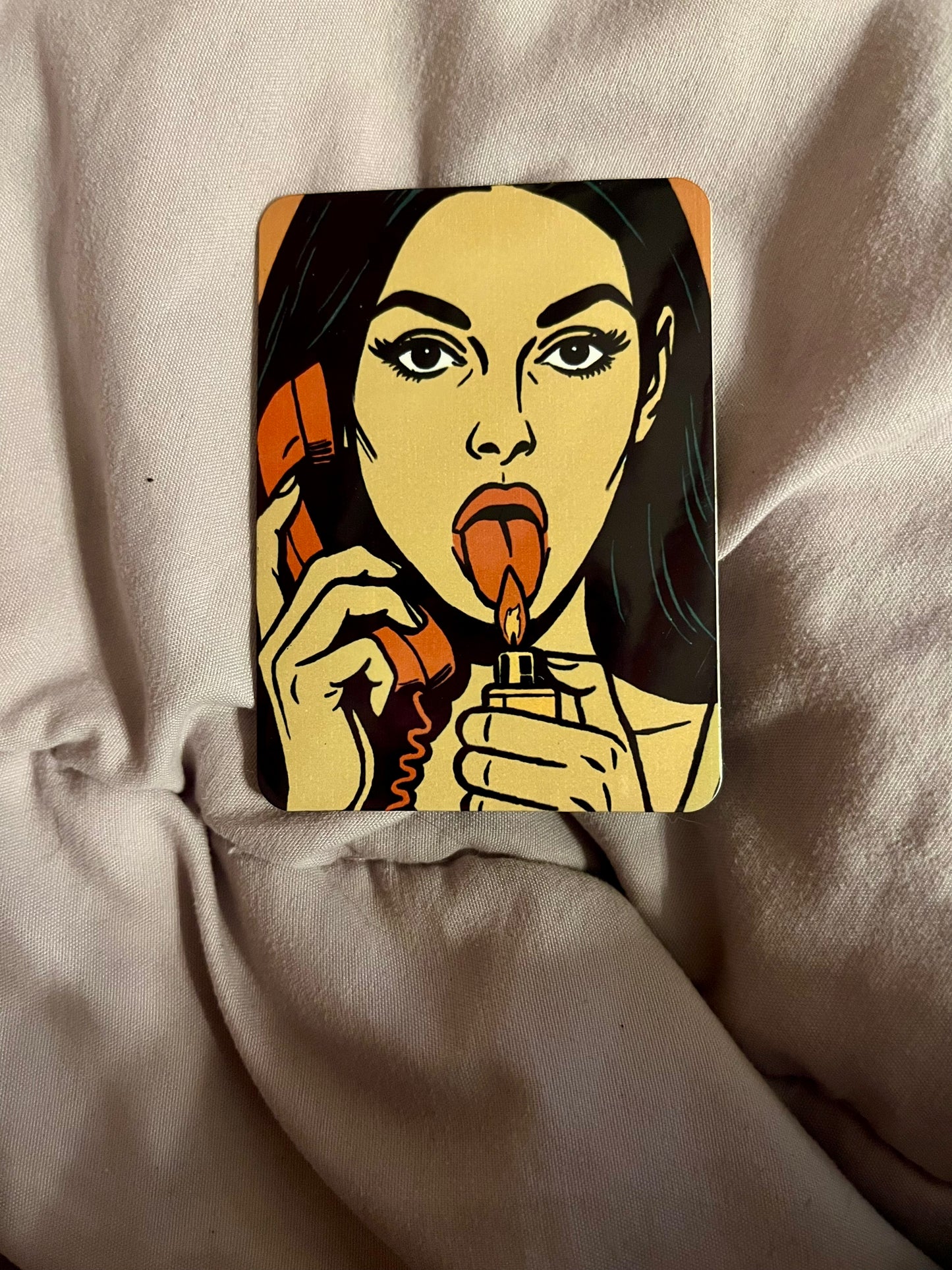 “Jennifer’s Body – Lighter Scene” – Cult Horror Pop Art Fridge Magnet