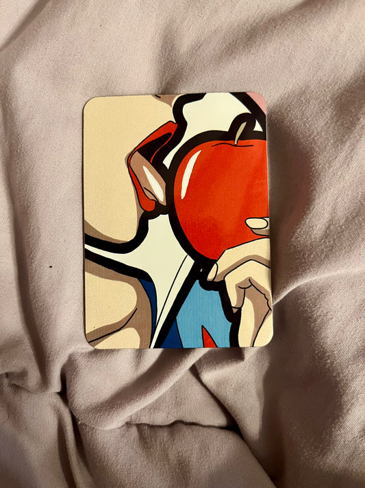 “Snow White & the Apple” – Pop Art Fairytale Fridge Magnet