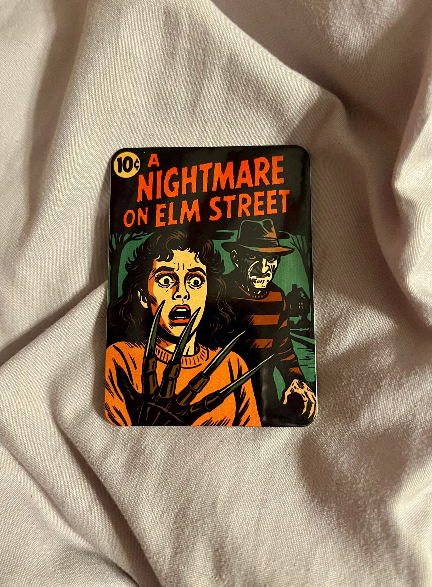 “A Nightmare on Elm Street” – Horror Film–Inspired Fridge Magnet