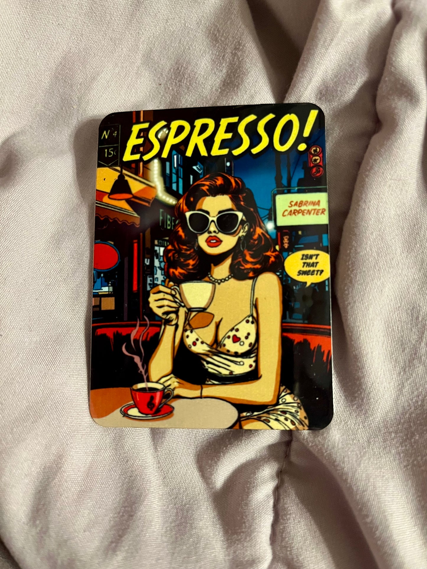 “Espresso” – Sabrina Carpenter Pop Music Fridge Magnet