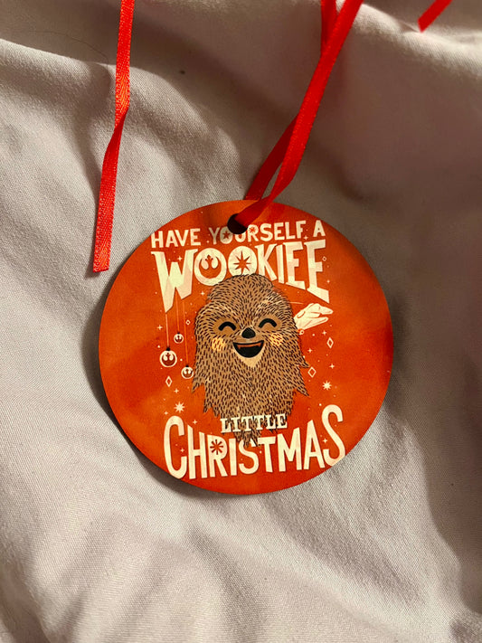 “Have Yourself a Wookiee Little Christmas” – Resin Ornament