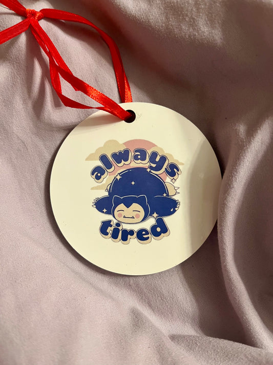 “Always Tired” – Snorlax Resin Ornament
