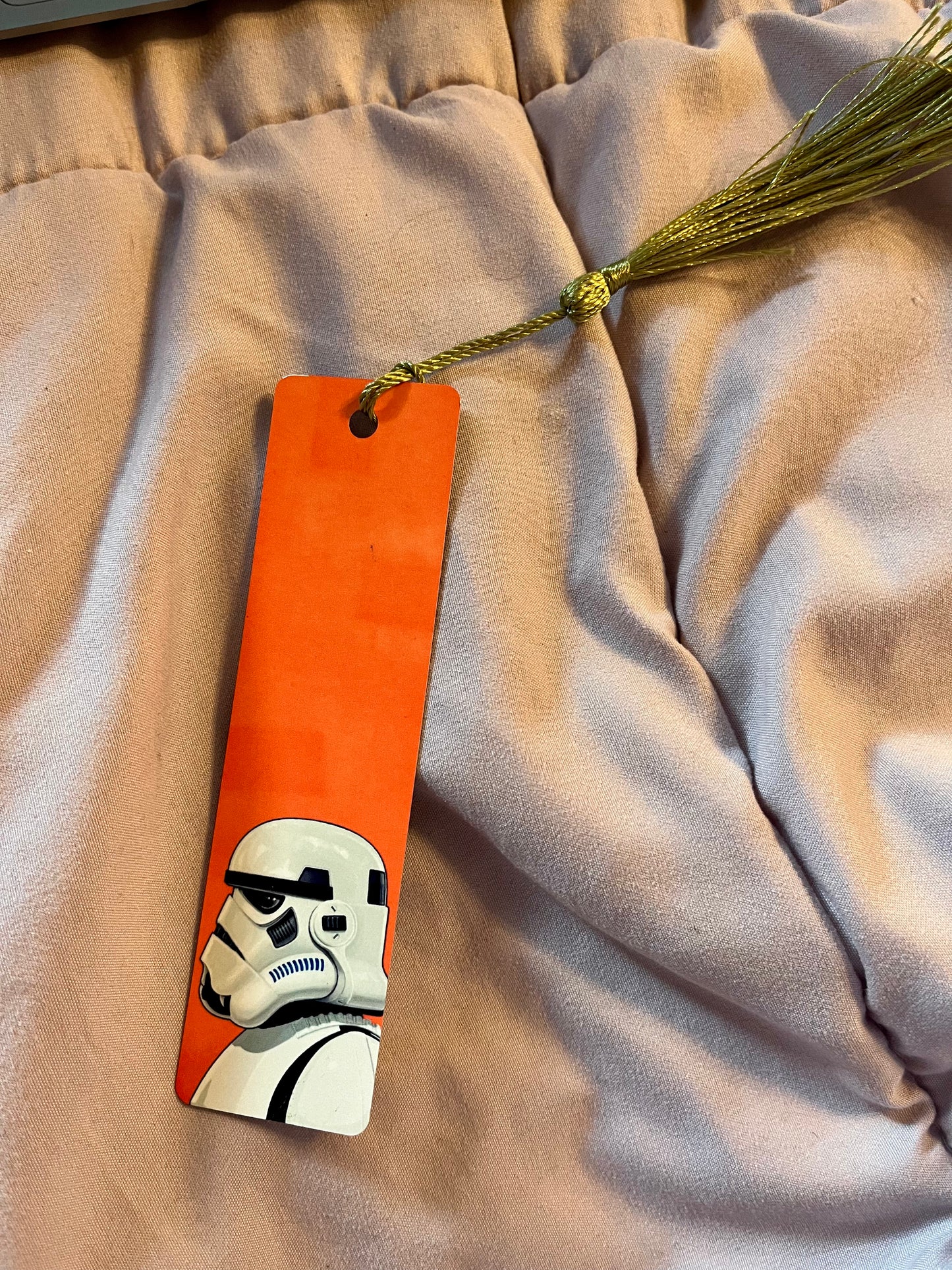 Stormtrooper Metal Bookmark with Tassel – Star Wars-Inspired Page Holder