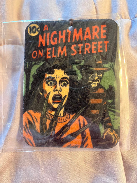 A Nightmare on Elm Street Reusable Air Freshener – 80s Nightmare Inspired (Unscented)