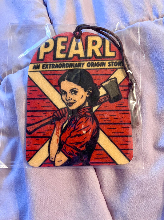 Pearl Pop Art Reusable Air Freshener – Horror Film Inspired (Unscented)