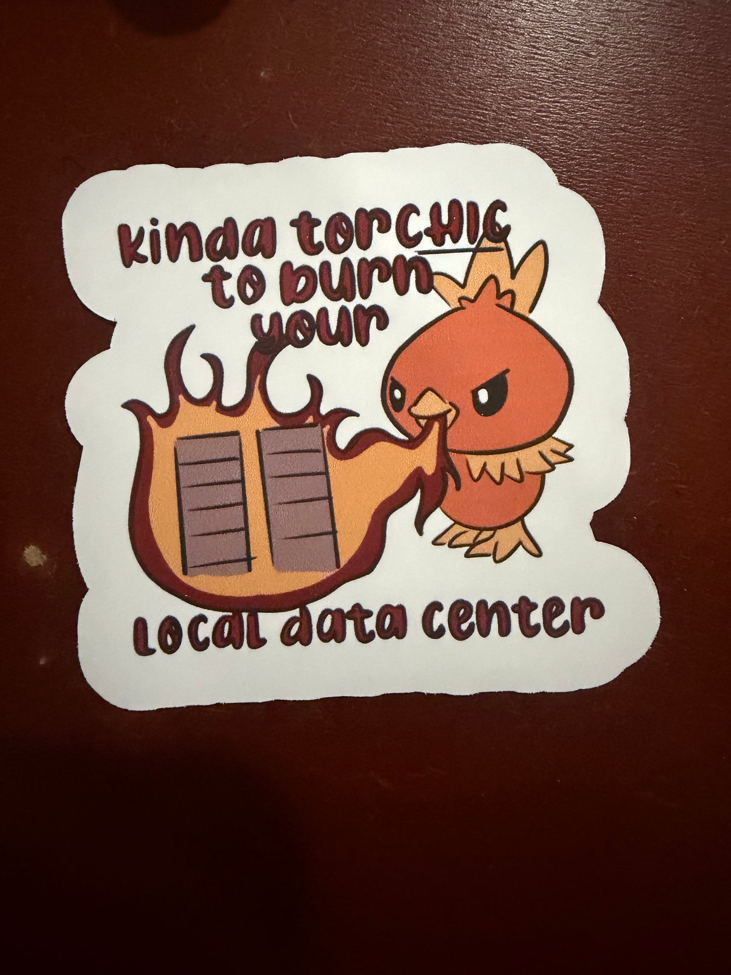 Kinda TorCHIC Die Cut Sticker