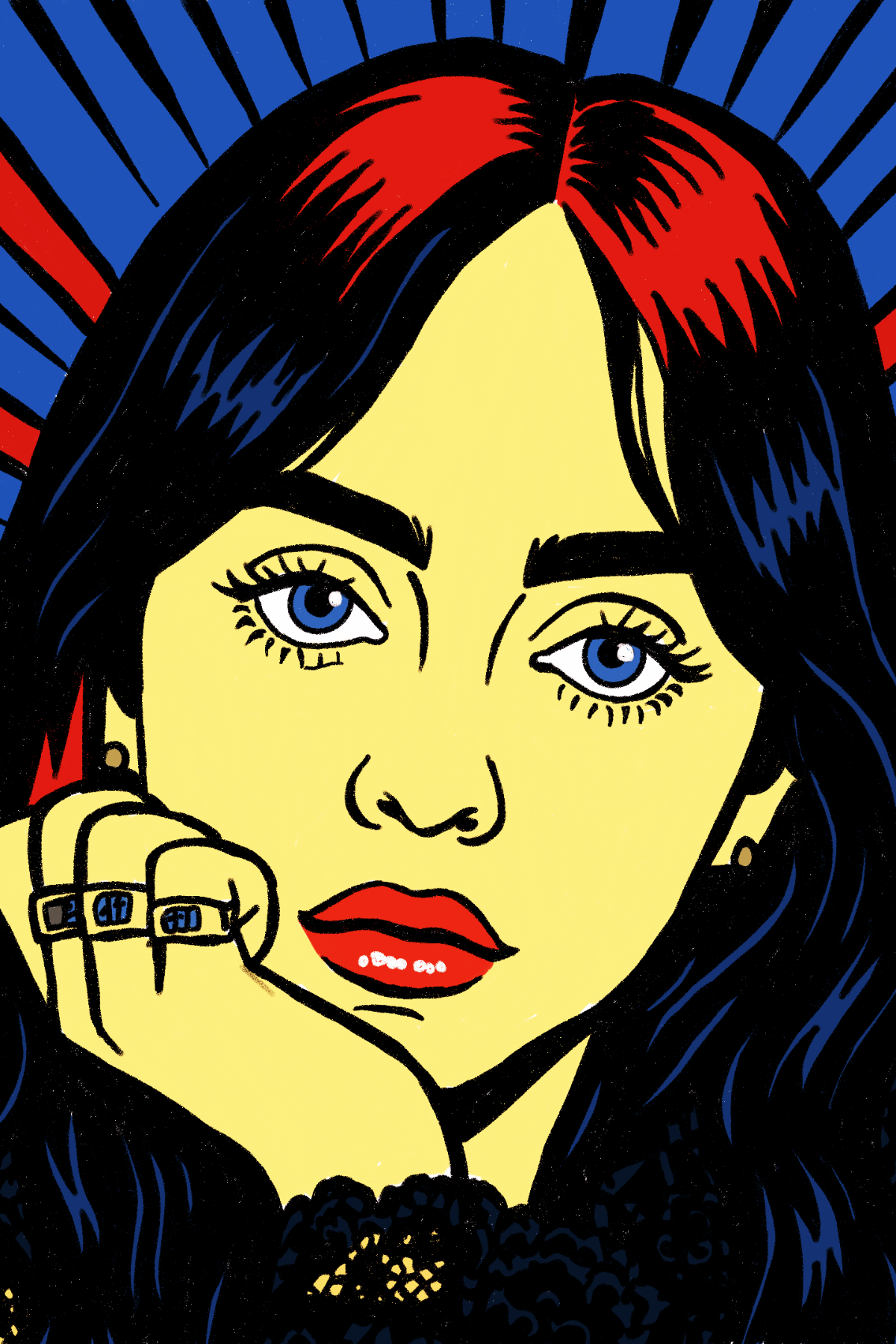 Billie Eilish – Pop Art Portrait Print