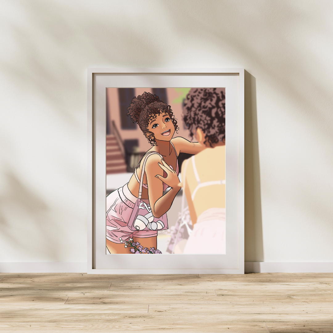 Summer Street Art Print – Heavy Cardstock | 5x7 or 8x10